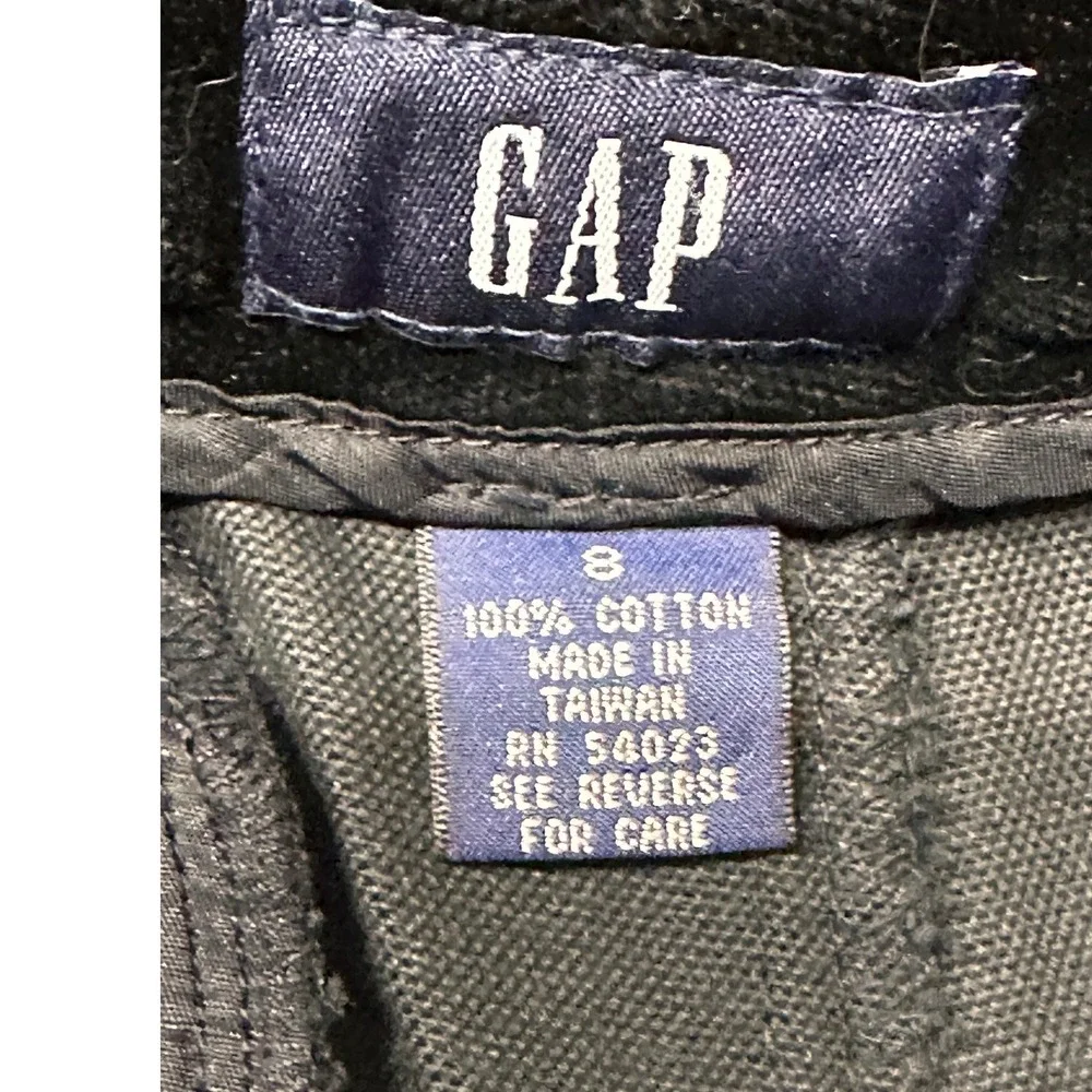 GAP Black Velvet Double Breasted Blazer Pants Suit Set Womens Size 8‎ - Picture 13 of 16